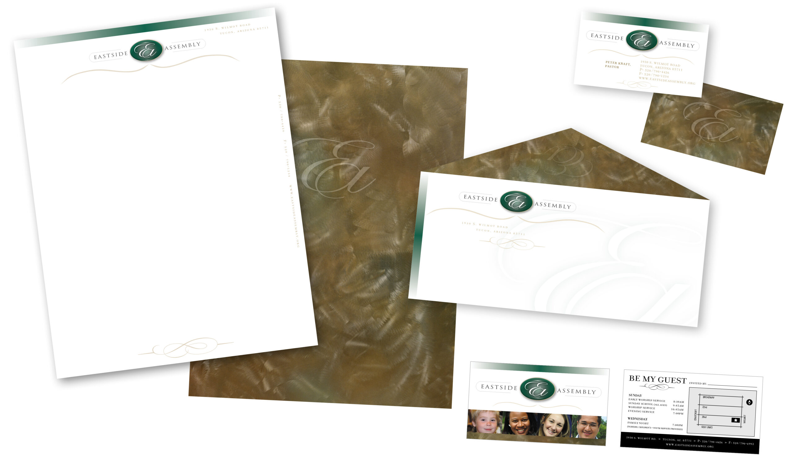 Eastside Assembly stationery pack