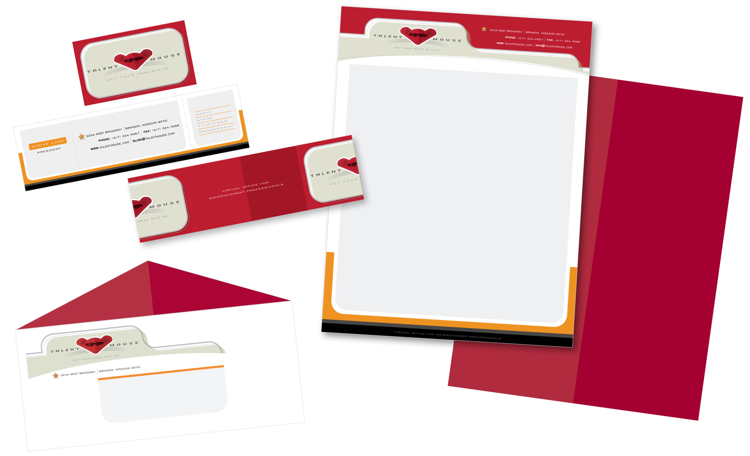 Talent Mouse stationery pack