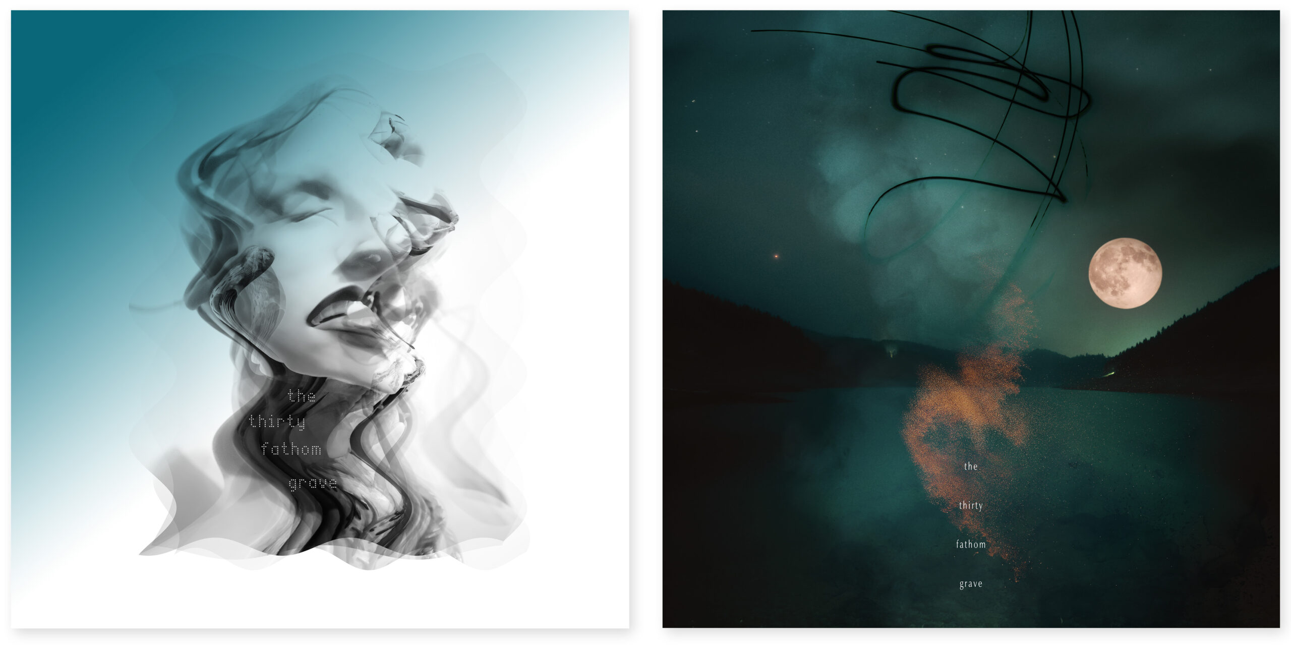 Thirty Fathom Grave album covers
