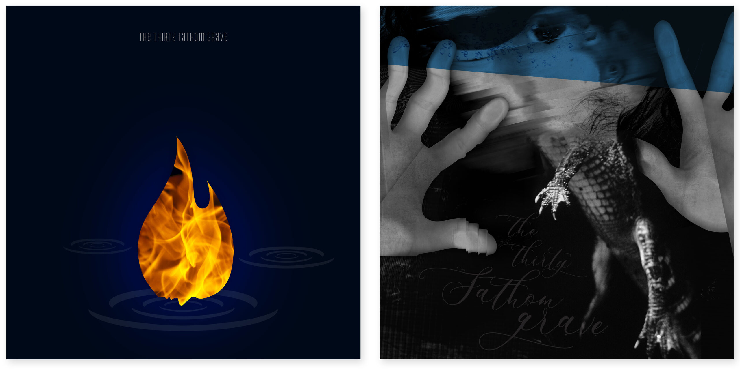 Thirty Fathom Grave album covers