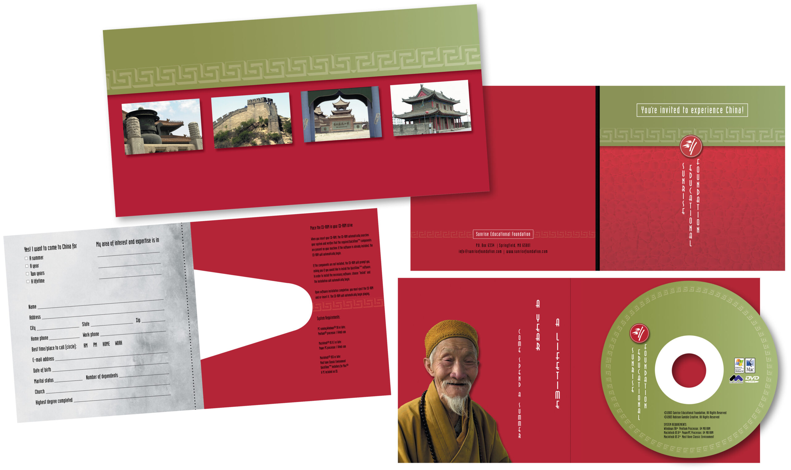 Sunrise Educational DVD package